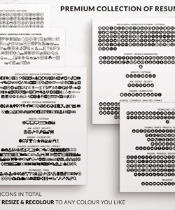 Simple Resume Template Word Resume Icons Connor