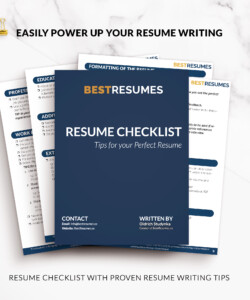 Resume Template ATS CV Features Template Resume Checklist Andrea Hernandez