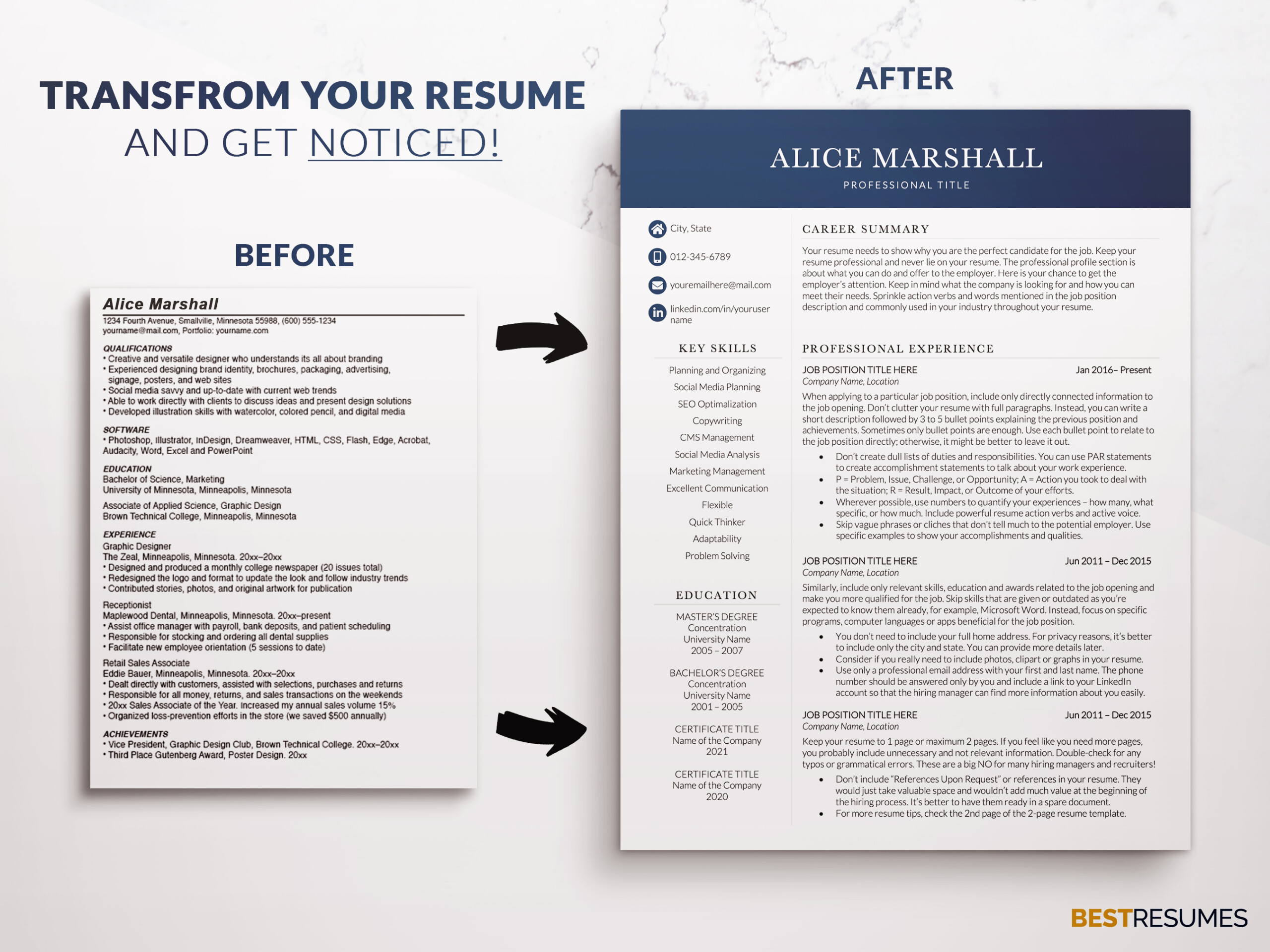 Modern-Executive-Resume-Template-Resume-Transformation-Alice-Marshall