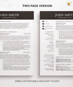Modern-Professional-Resume-Template-Two-Page-Resume-John-Smith