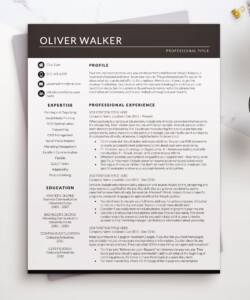 Professional-Modern-Resume-Template-Word-One-Page-Oliver-Walker